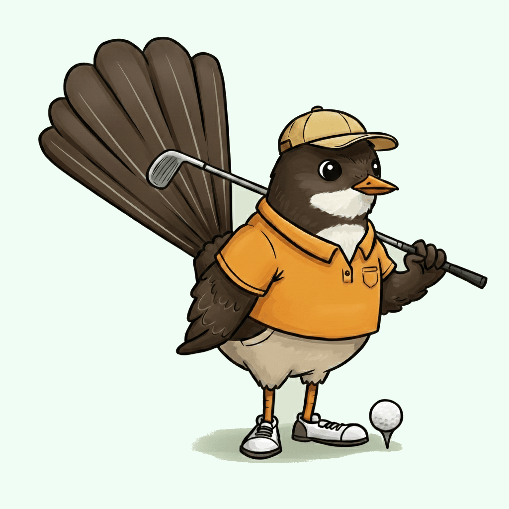 Golf course in New Zealand